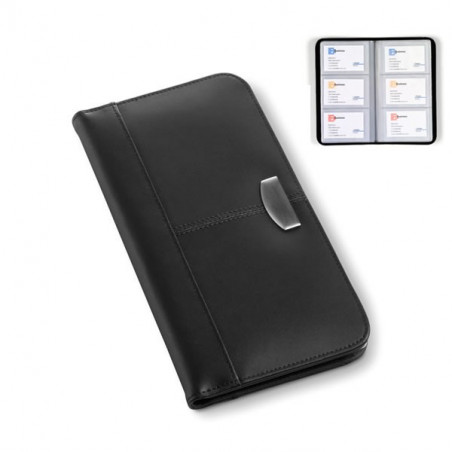 Porte-carte en cuir publicitaire