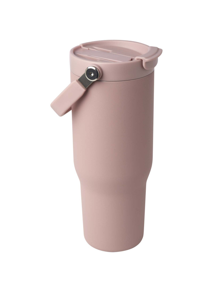 Gobelet publicitaire isotherme Bronx avec paille 900 ml
