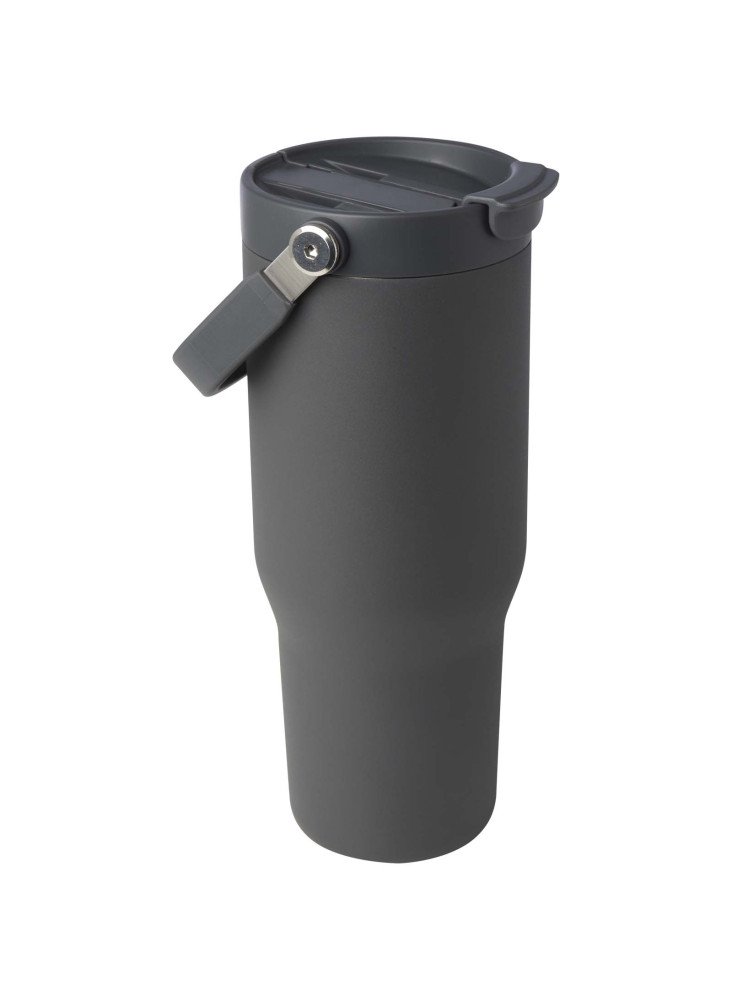 Gobelet publicitaire isotherme Bronx avec paille 900 ml