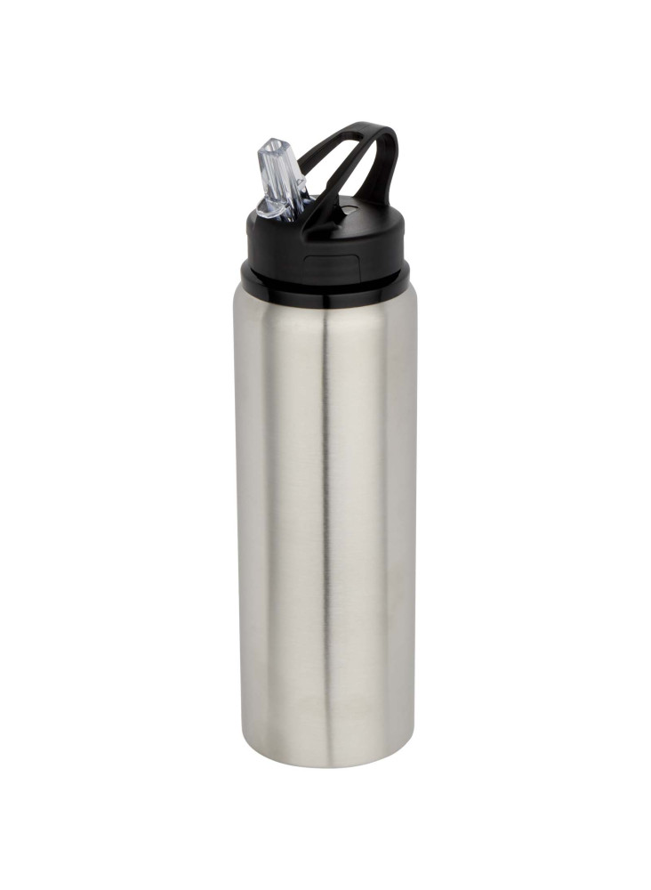 Bouteille d’eau Fitz de 800 ml en acier inoxydable recyclé certifié RCS à simple paroi