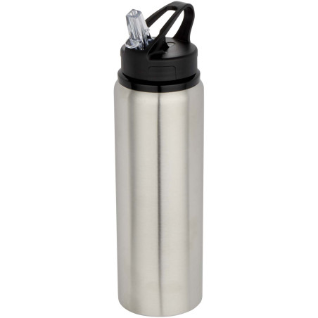 Bouteille d’eau Fitz de 800 ml en acier inoxydable recyclé certifié RCS à simple paroi