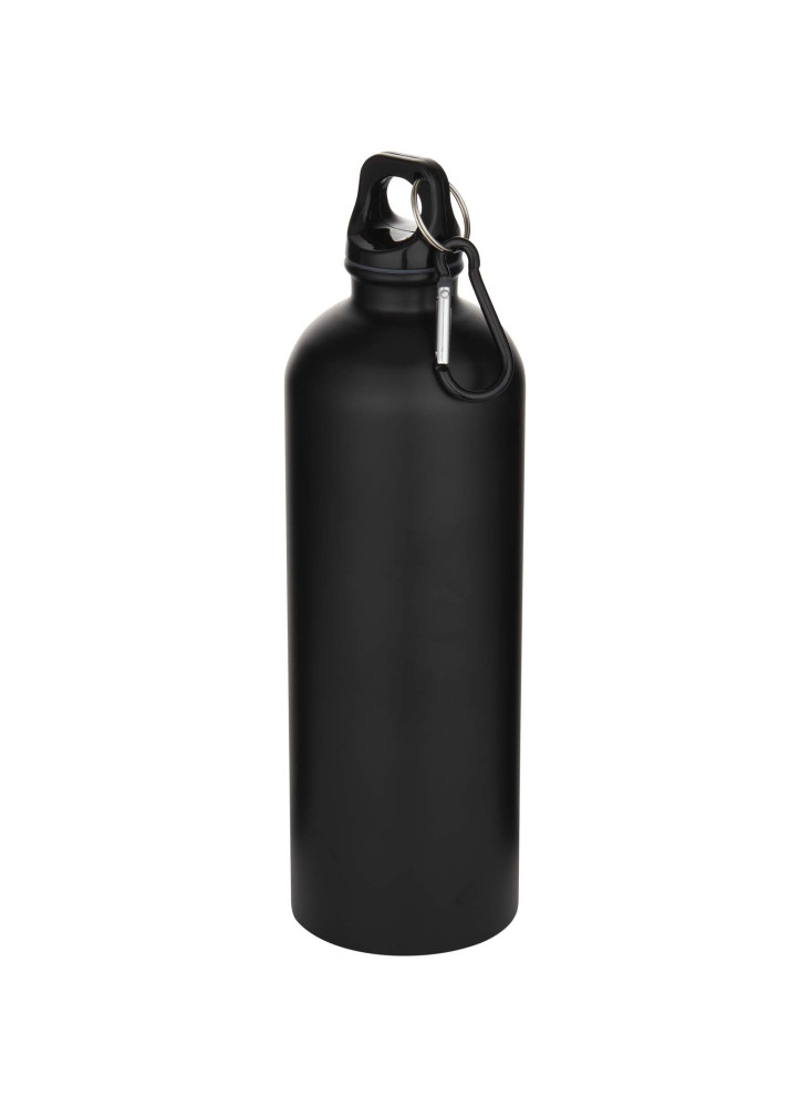 Bouteille d'eau publicitaire inox mate recyclée mousqueton Oregon 750ml