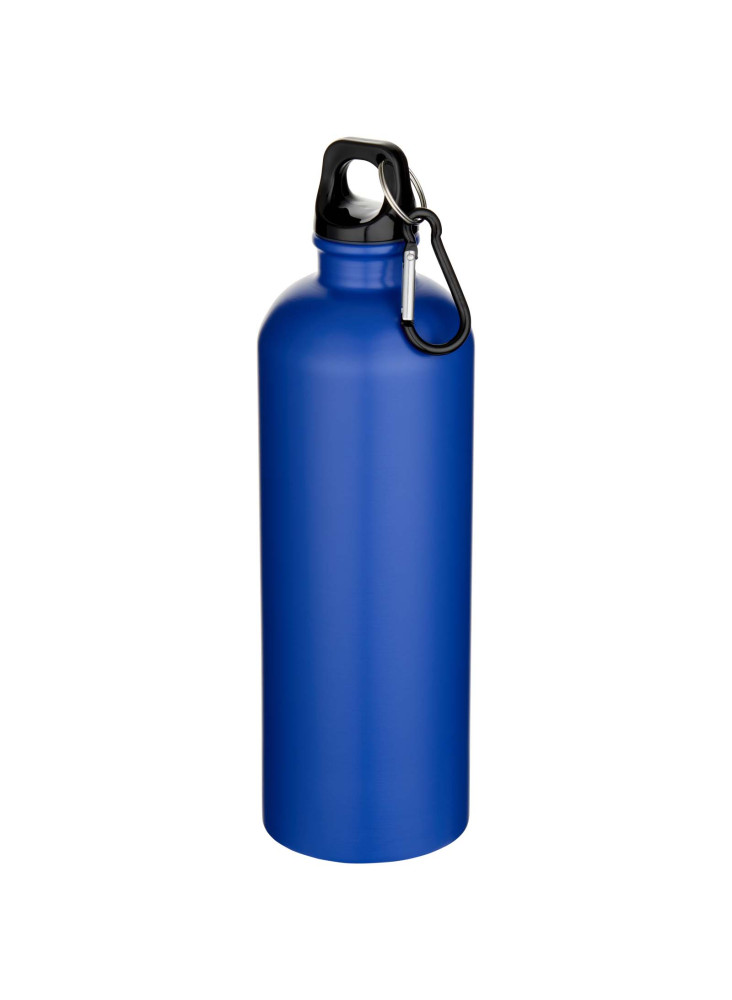 Bouteille d'eau publicitaire inox mate recyclée mousqueton Oregon 750ml