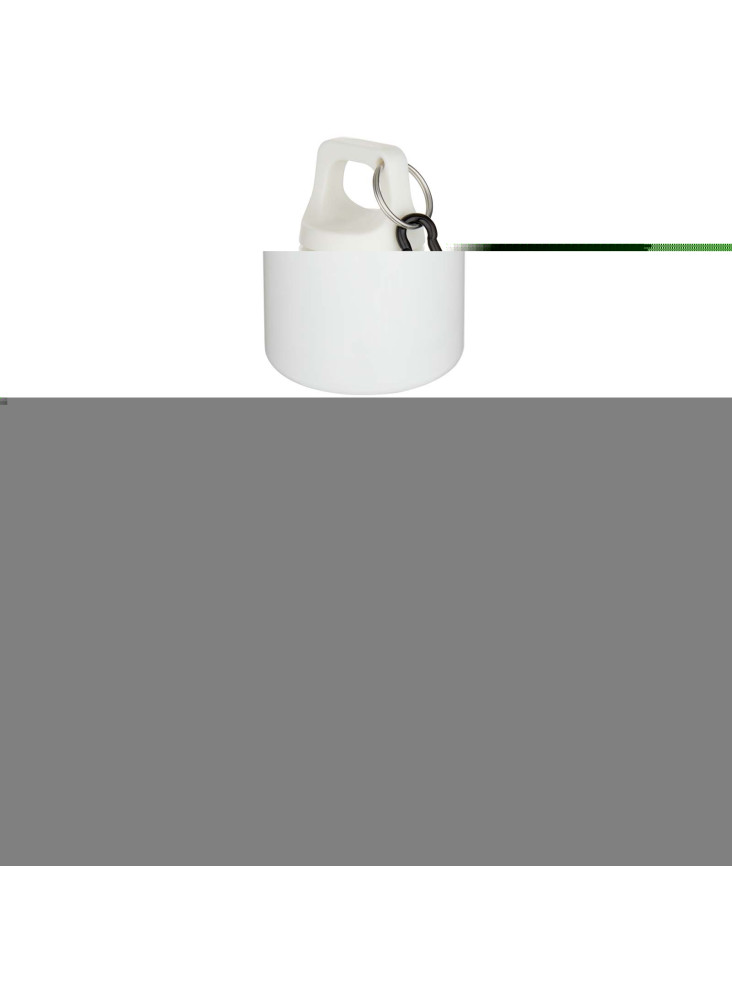 Bouteille d'eau publicitaire recyclée unie mousqueton Oregon 750ml