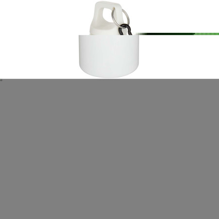 Bouteille d'eau publicitaire recyclée unie mousqueton Oregon 750ml