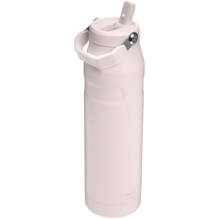 Bouteille d'eau publicitaire paille rabattable Stanley IceFlow 1,06L