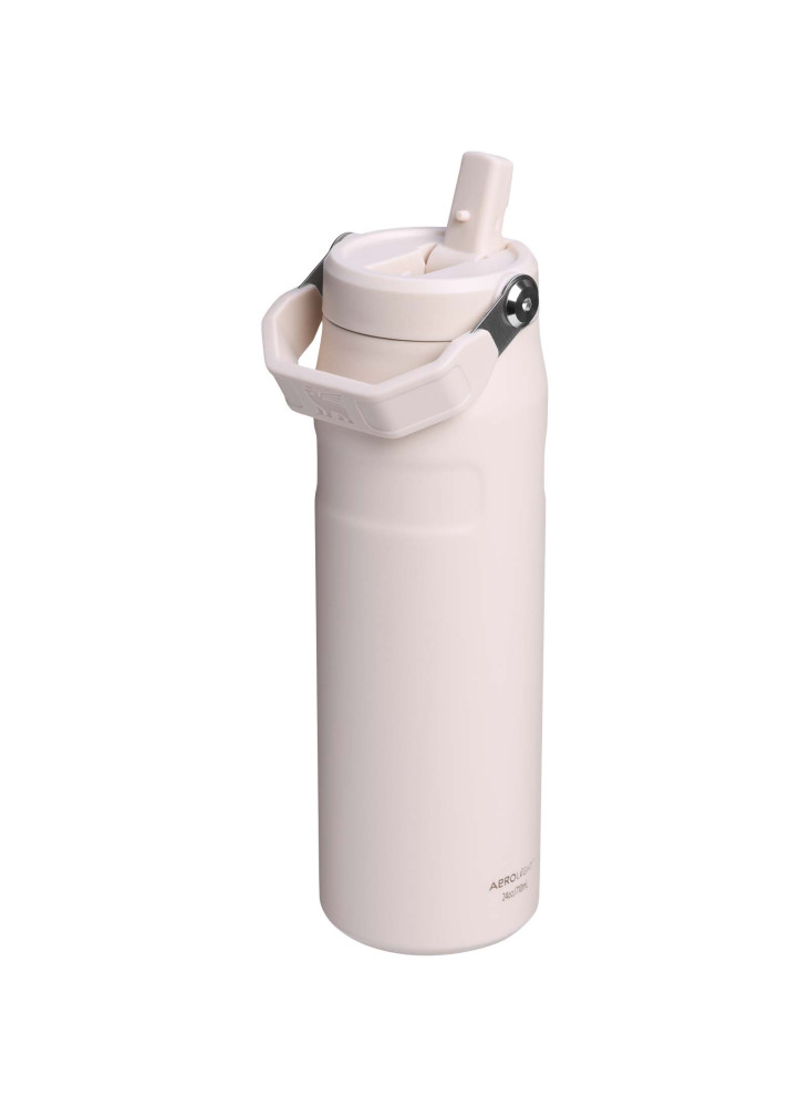 Bouteille d'eau publicitaire paille rabattable Stanley IceFlow 700ml
