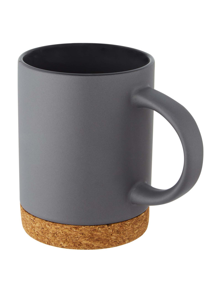 Tasse publicitaire céramique Neiva 425 ml base liège
