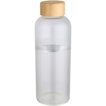 Bouteille publicitaire verre borosilicate bambou Mirage 650ml