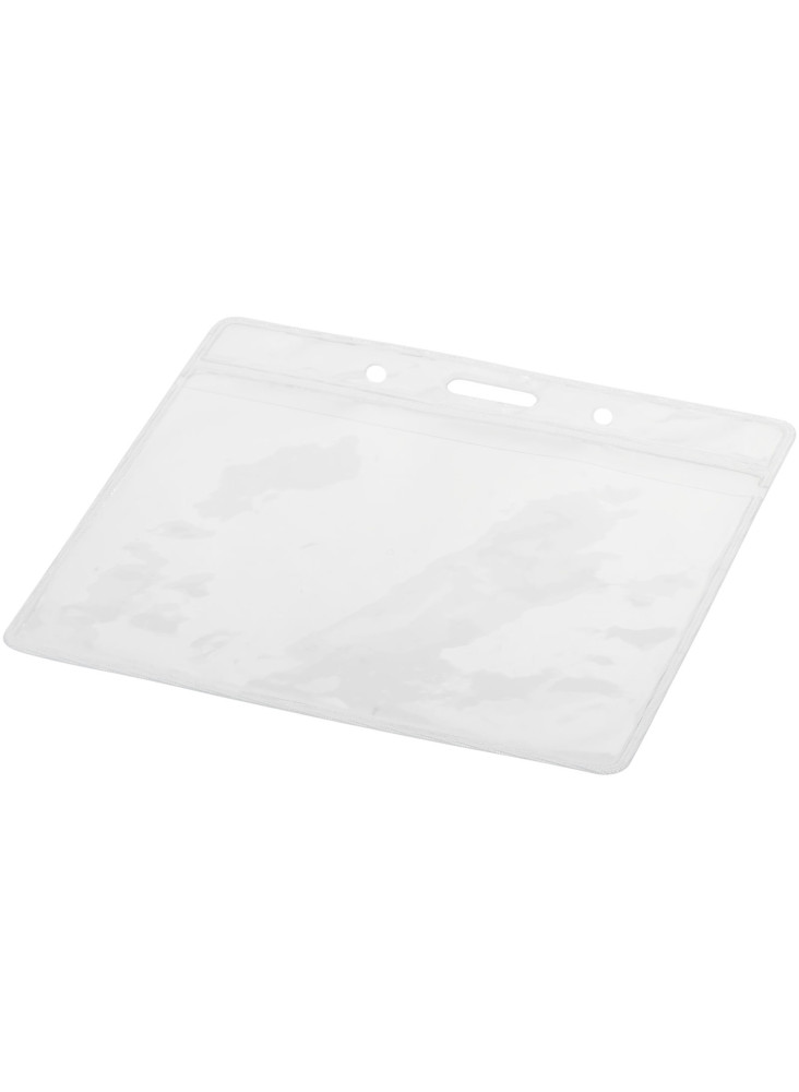 Porte-badge publicitaire transparent Serge