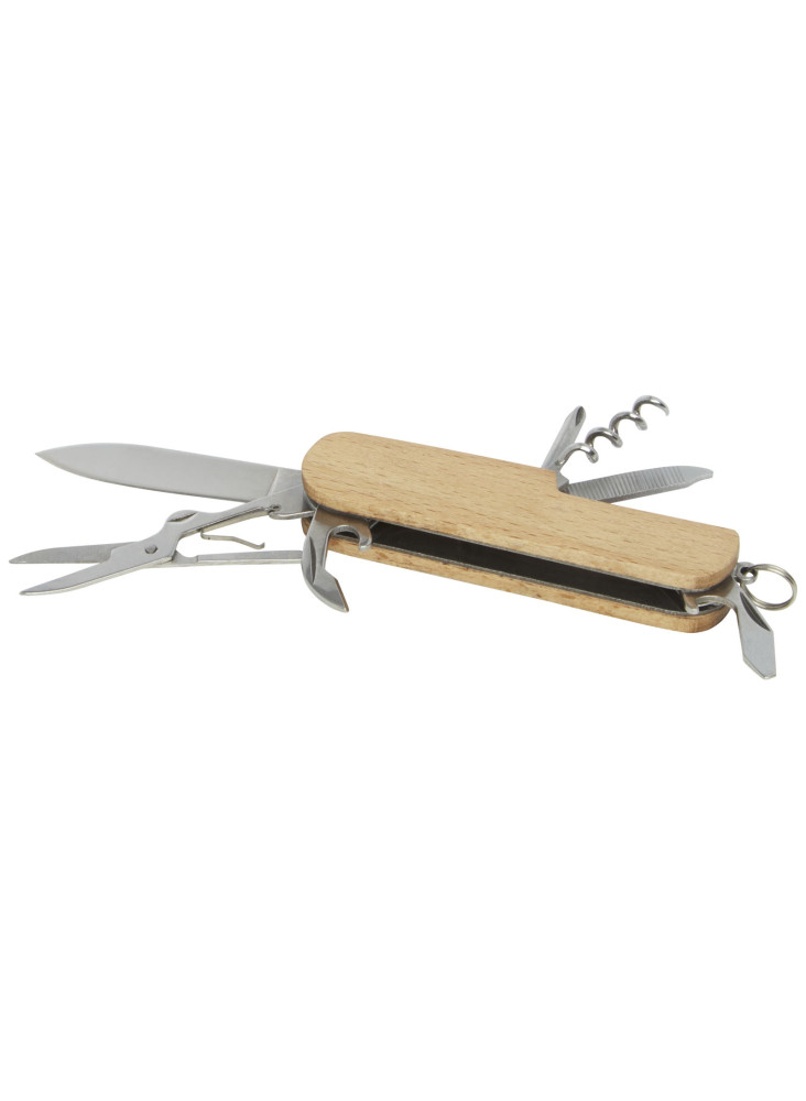 Couteau de poche publicitaire bois 7 fonctions Richard