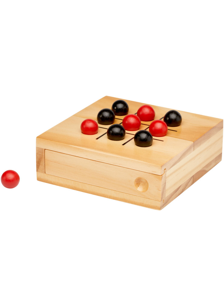 Jeu de morpion Strobus en bois