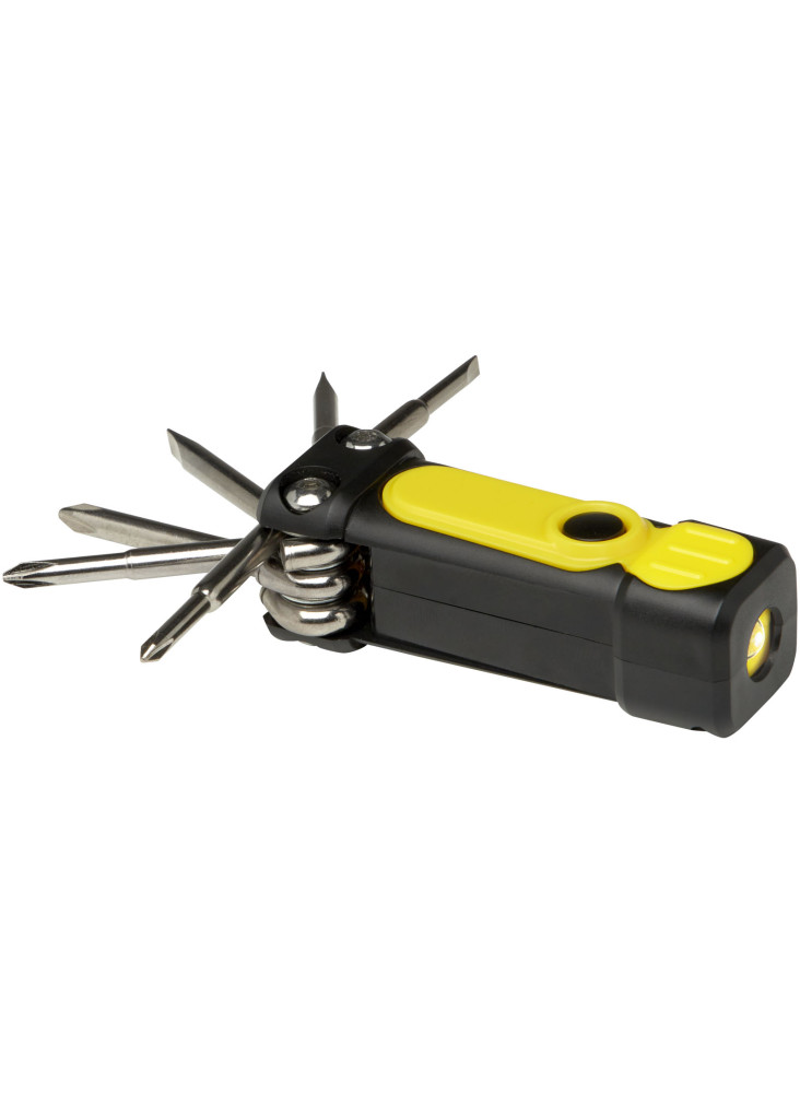 Set tournevis publicitaire recyclé torche Octo 8-en-1