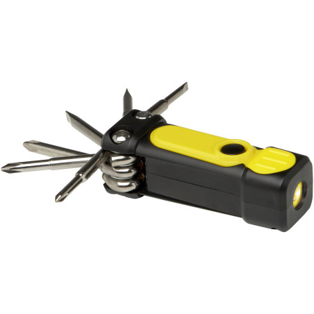 Set tournevis publicitaire recyclé torche Octo 8-en-1