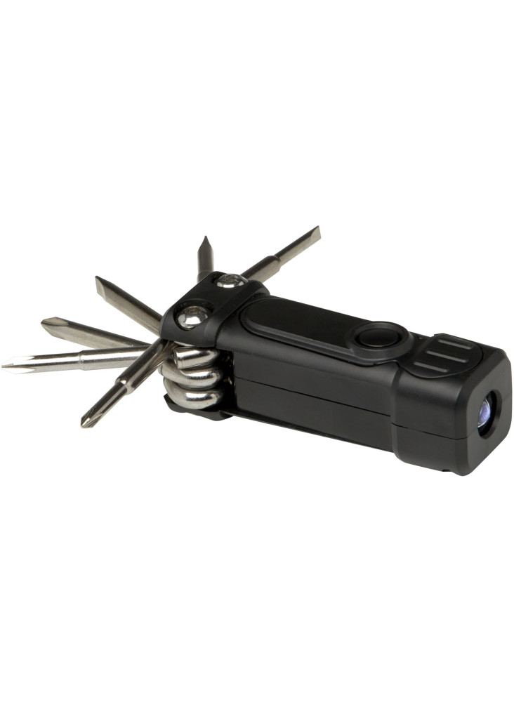 Set tournevis publicitaire recyclé torche Octo 8-en-1