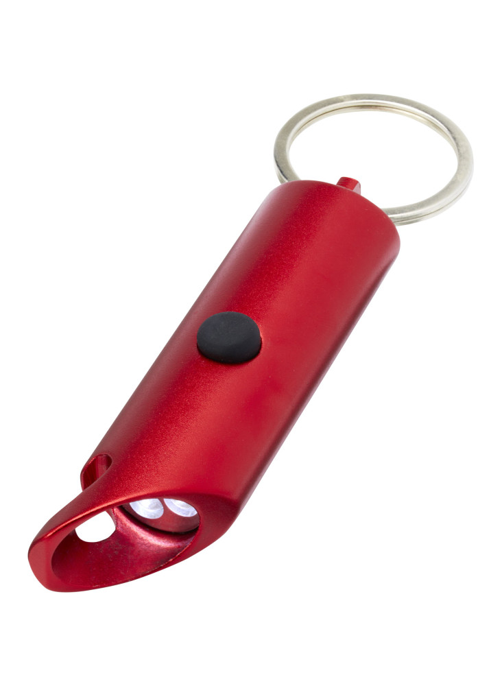 Lampe LED publicitaire aluminium recyclé ouvre-bouteille Flare