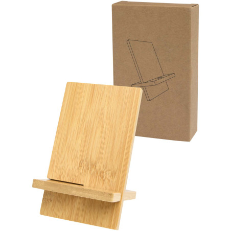 Support publicitaire téléphone amovible bambou Ceibo