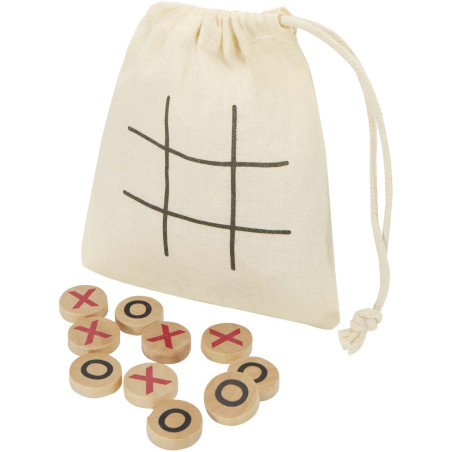 Jeu de morpion publicitaire bois Whorl