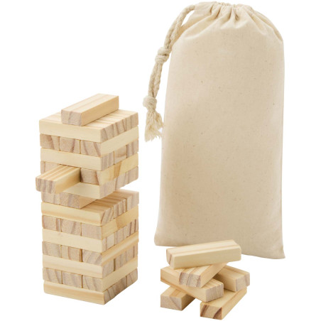 Jeu de tour empilable publicitaire bois Jumble
