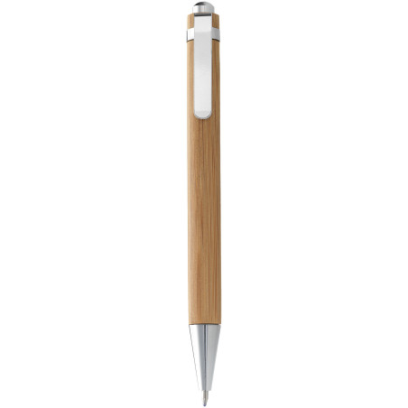Stylo bille publicitaire en bambou encre noire Celuk
