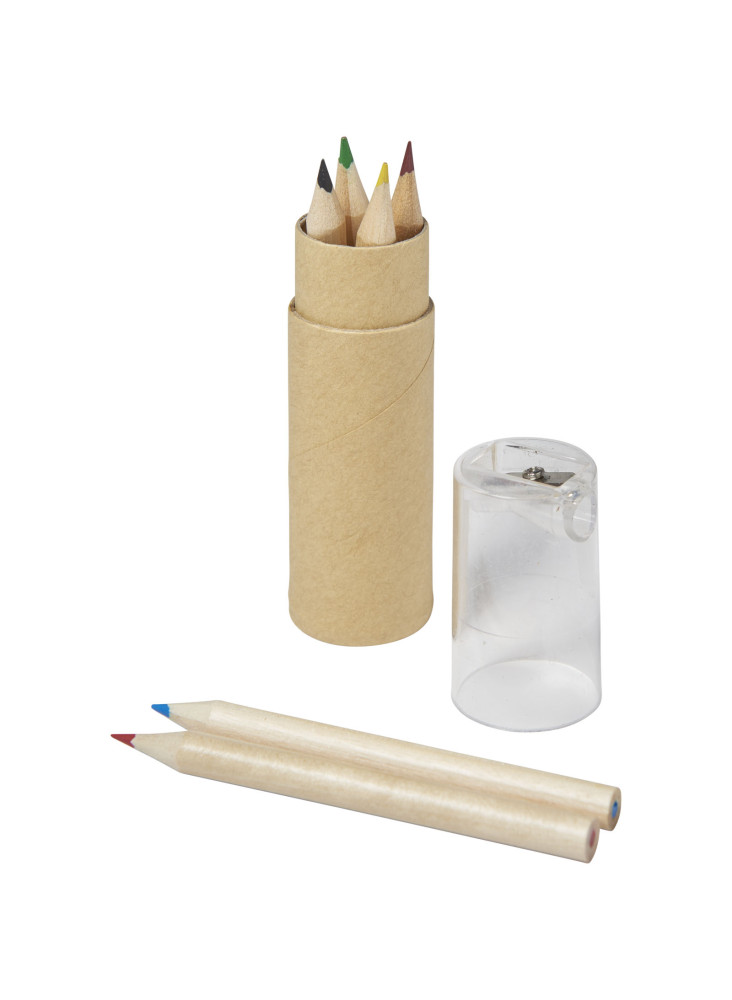 Set publicitaire crayons couleur x6 Kram