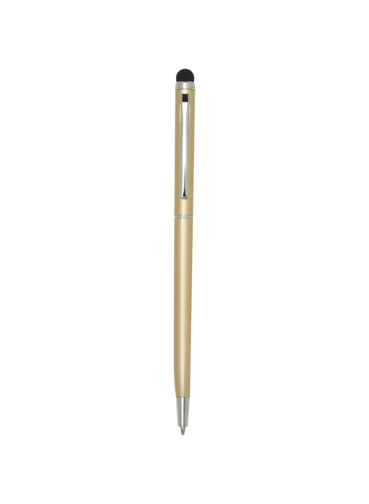 Stylo bille publicitaire en aluminium avec stylet encre bleue Ore
