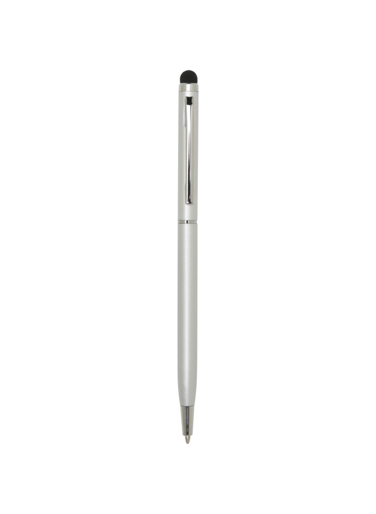 Stylo bille publicitaire en aluminium avec stylet encre bleue Ore