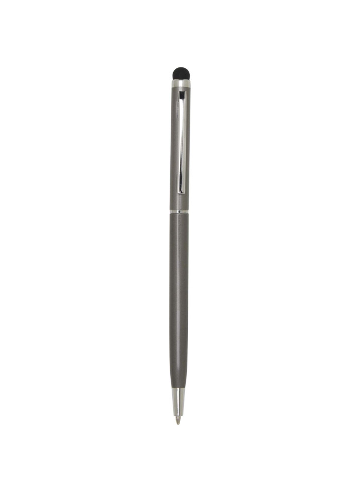 Stylo bille publicitaire en aluminium avec stylet encre bleue Ore