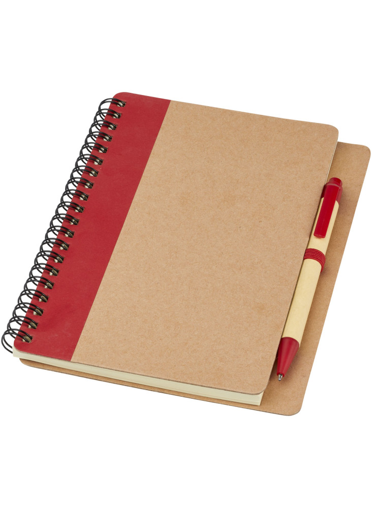 Carnet publicitaire A6 recyclé avec stylo Priestly