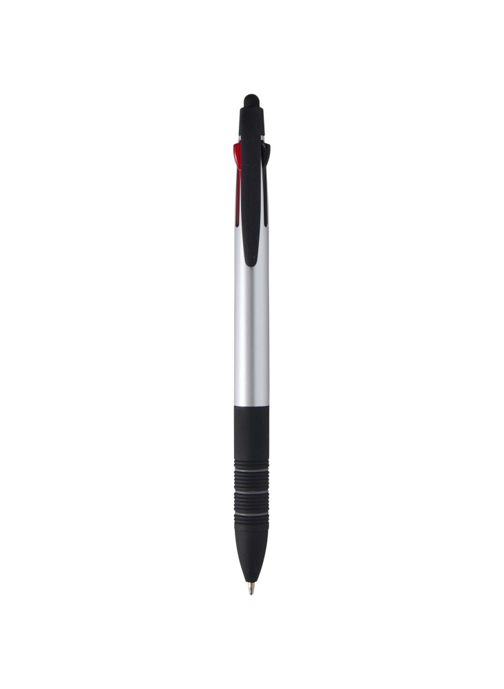 Stylo bille Trine recyclé RCS 3 encres avec stylet