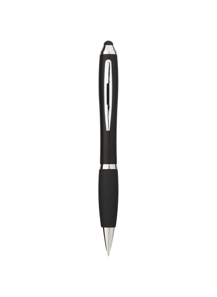 Stylo bille stylet coloré avec grip noir Nash (encre noire)