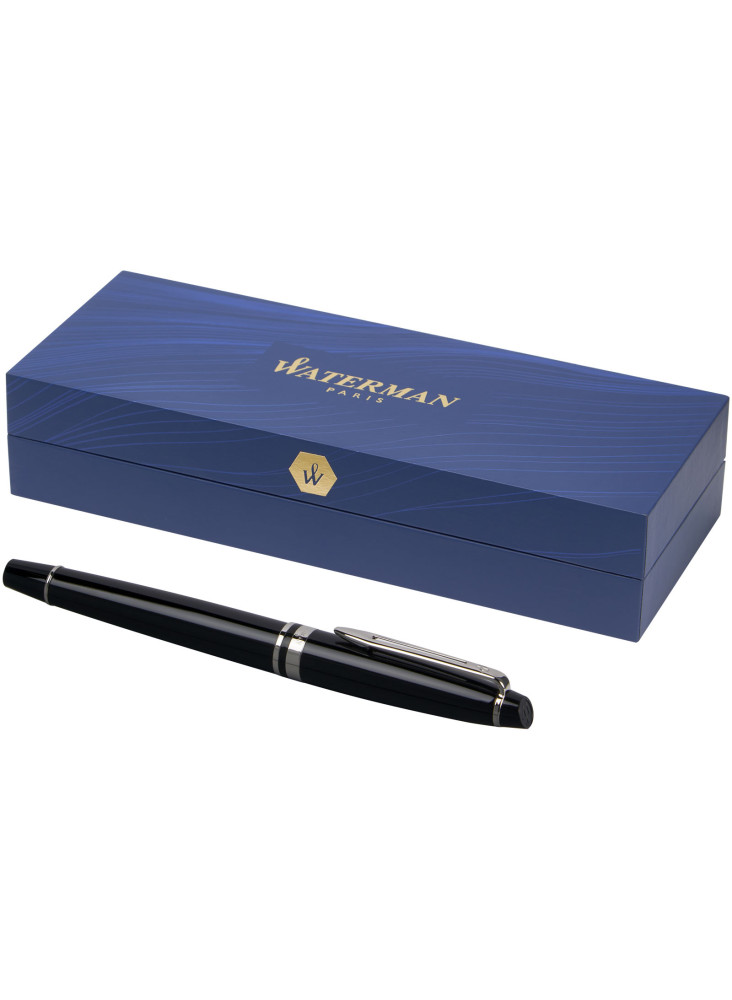 Stylo roller publicitaire laiton encre noire Expert Waterman