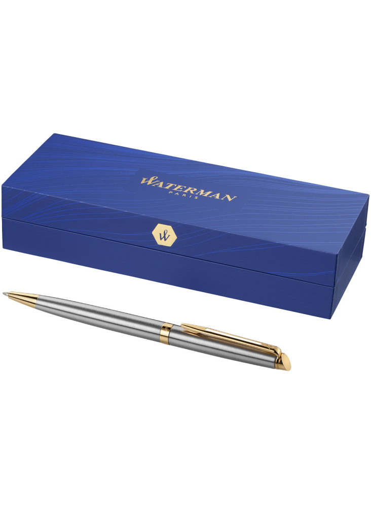 Stylo bille publicitaire inox encre bleue Hemisphere Waterman