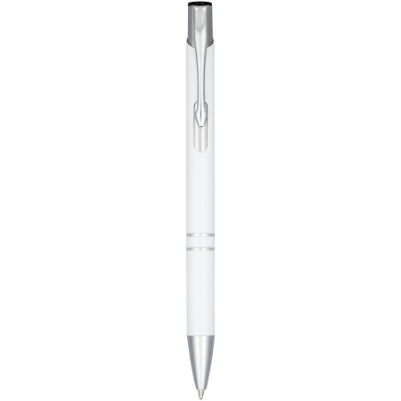 Stylo bille publicitaire aluminium anodisé encre bleue Moneta