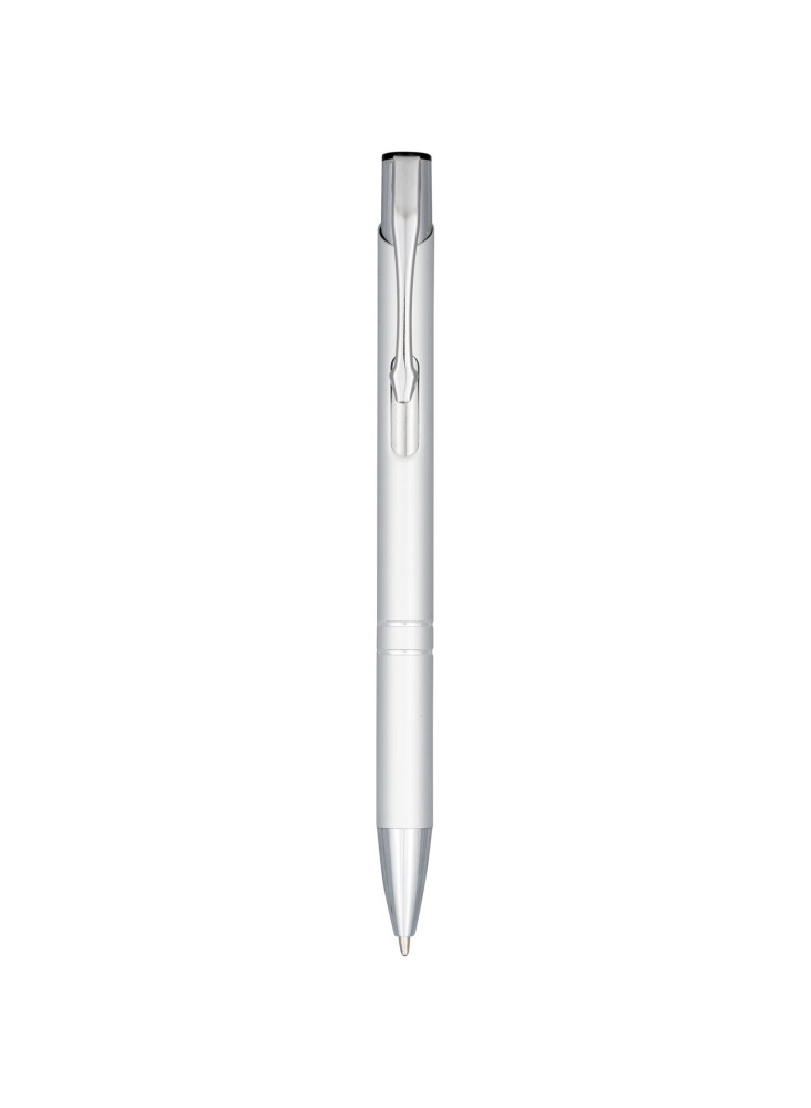 Stylo bille publicitaire aluminium anodisé encre bleue Moneta