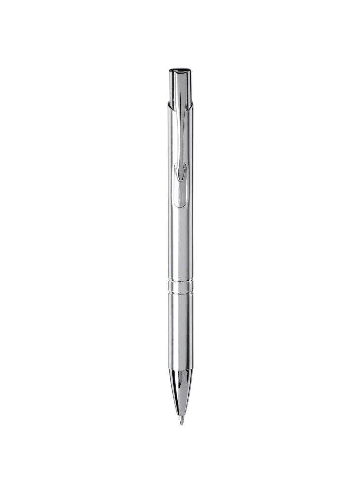 Stylo bille publicitaire aluminium anodisé encre bleue Moneta