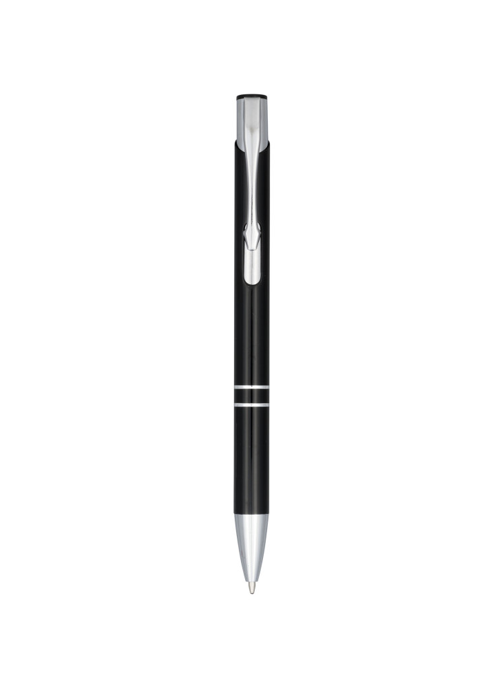 Stylo bille publicitaire aluminium anodisé encre bleue Moneta
