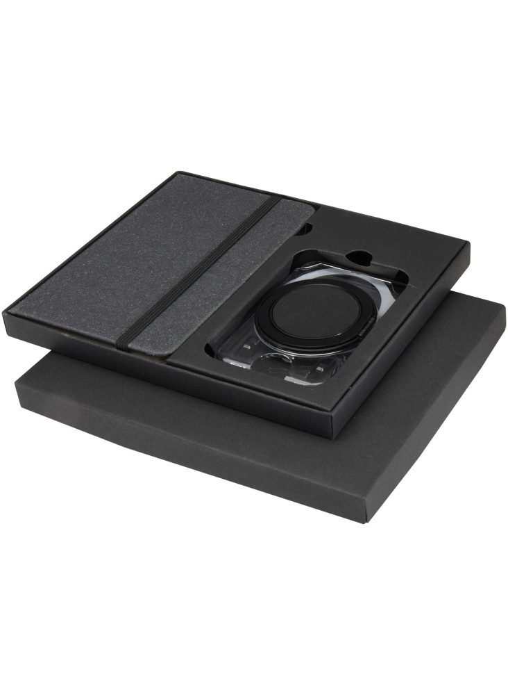 Coffret cadeau Kern avec carnet à couverture rigide A6 et portefeuille MagSafe