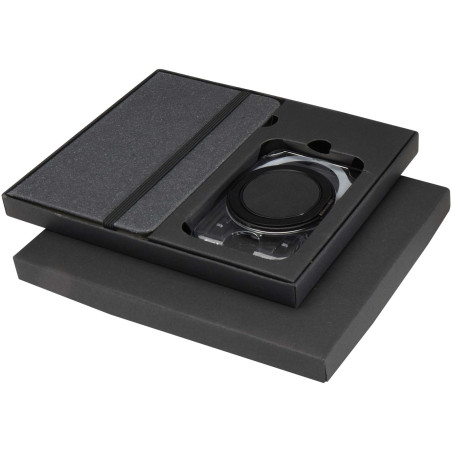 Coffret cadeau publicitaire carnet et porte-carte MagSafe Kern