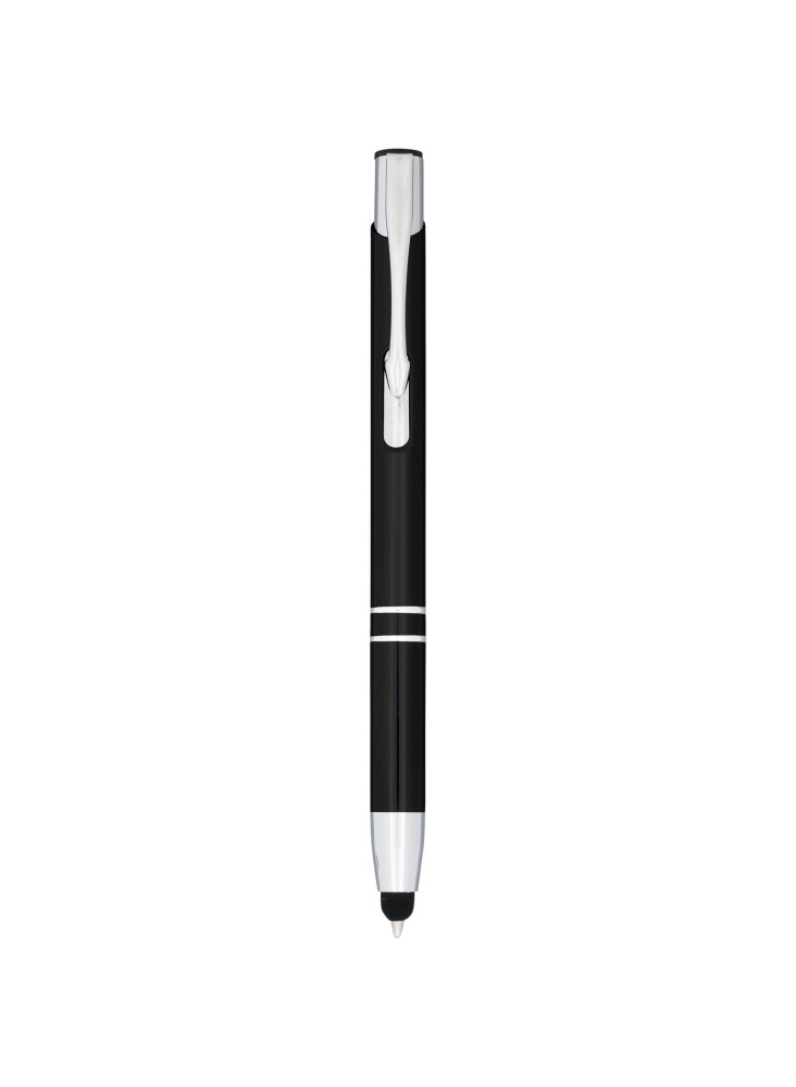 Stylo stylet publicitaire métallique encre bleue Moneta
