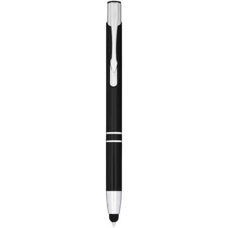 Stylo stylet publicitaire métallique encre bleue Moneta
