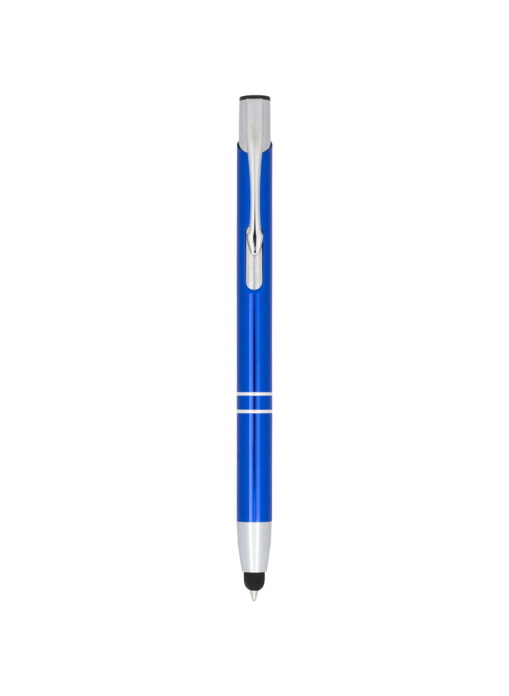 Stylo stylet publicitaire métallique encre bleue Moneta