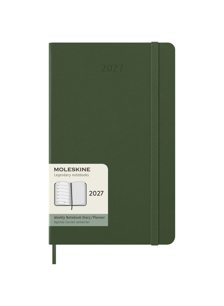 Agenda L hebdomadaire 12 mois Moleskine à couverture rigide