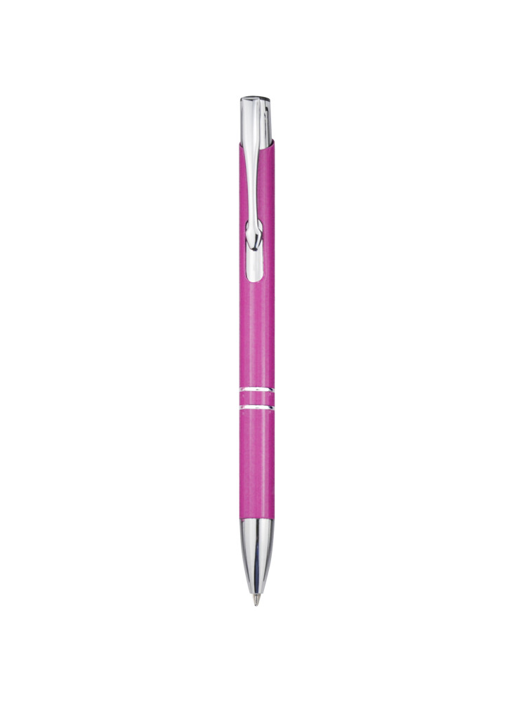 Stylo bille en aluminium recyclé Moneta (encre noire)