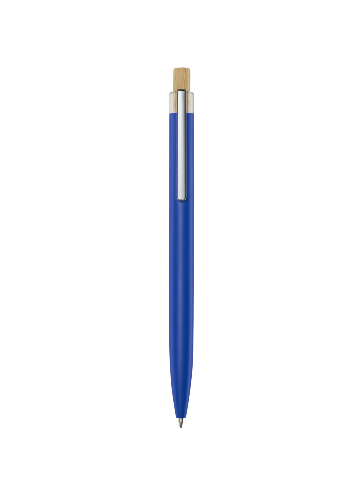 Stylo bille publicitaire en aluminium recyclé encre bleue Nooshin