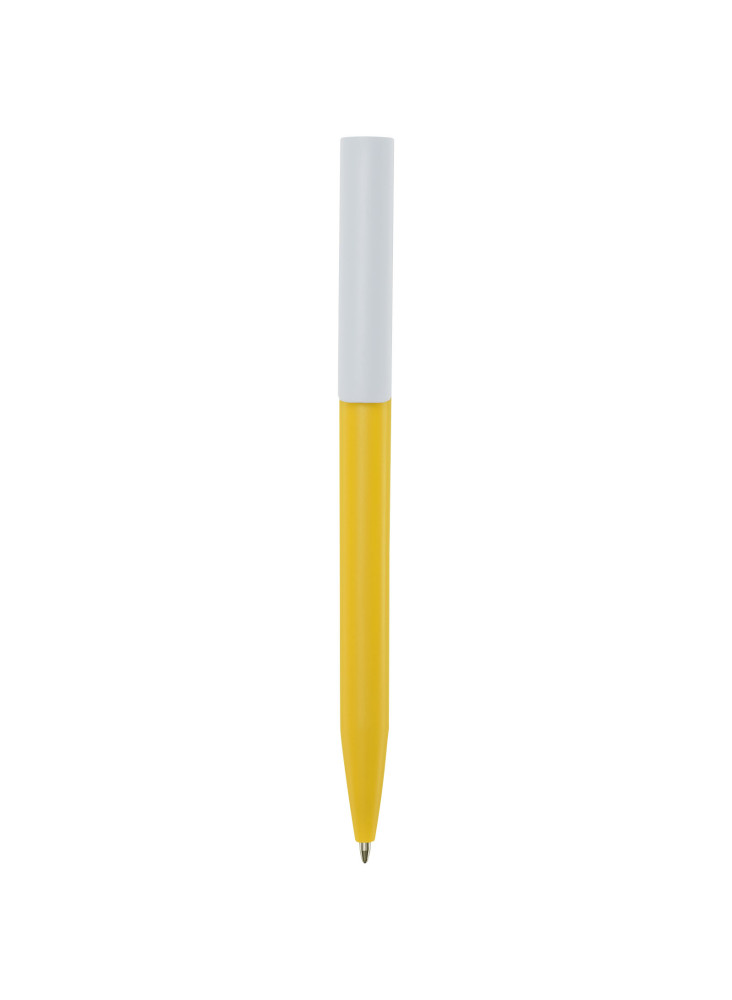 Stylo bille publicitaire en plastique recyclé encre bleue Unix