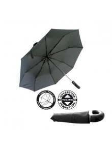 Parapluie Mini Select façon cuir cousu