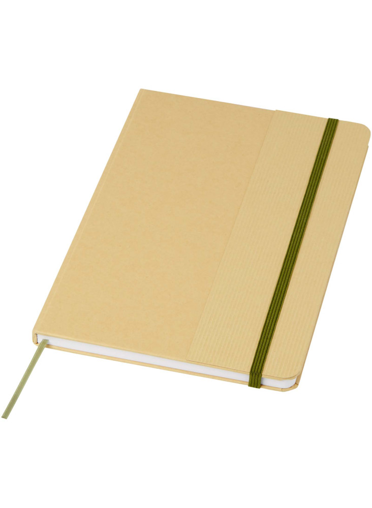 Carnet à couverture rigide A5 Nelida en carton recyclé