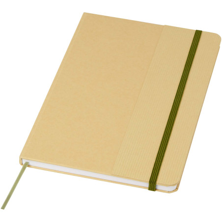 Carnet à couverture rigide A5 Nelida en carton recyclé