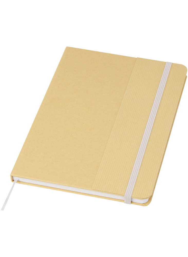 Carnet à couverture rigide A5 Nelida en carton recyclé